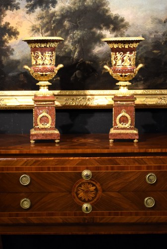 Paire de vases Médicis Empire - France, début XIXe siècle - Objet de décoration Style Empire